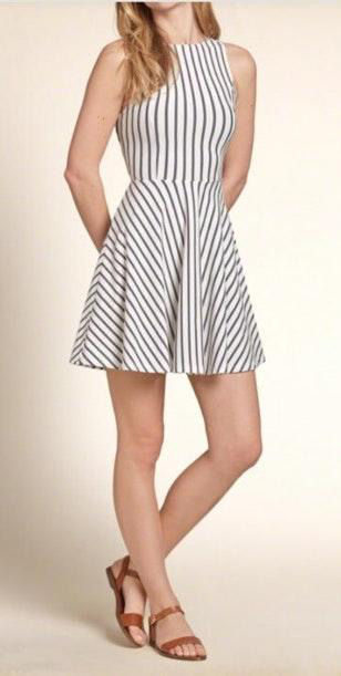 hollister striped dress