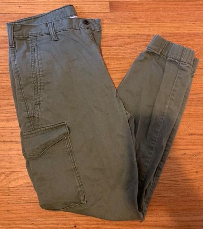 army green levi jeans