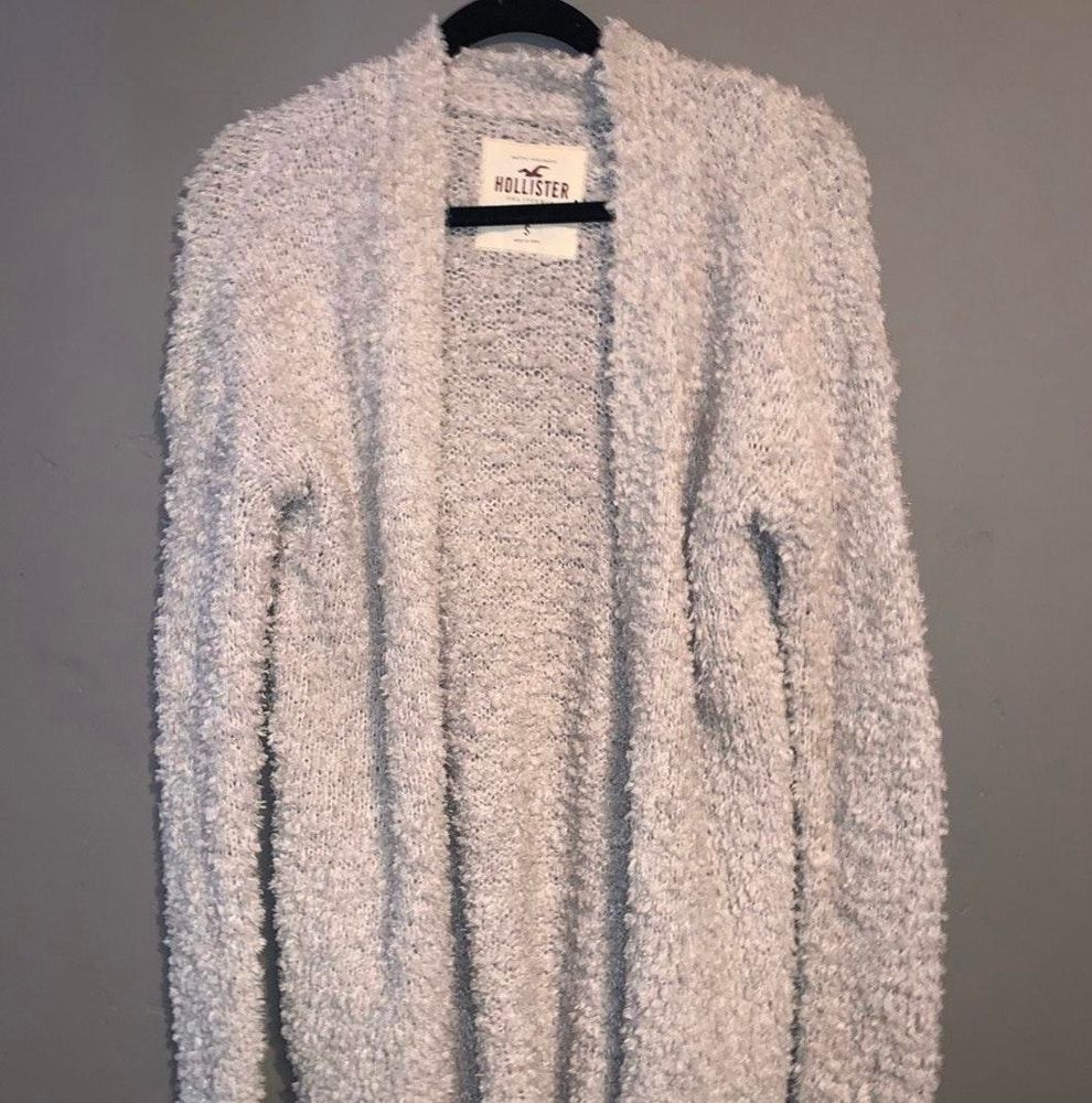 hollister leopard cardigan