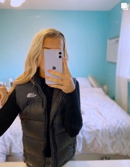 The North Face Black Puffer Vest Curtsy