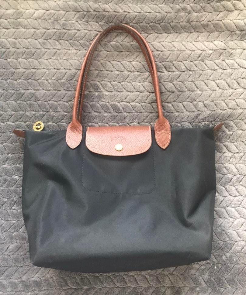 longchamp le pliage black small