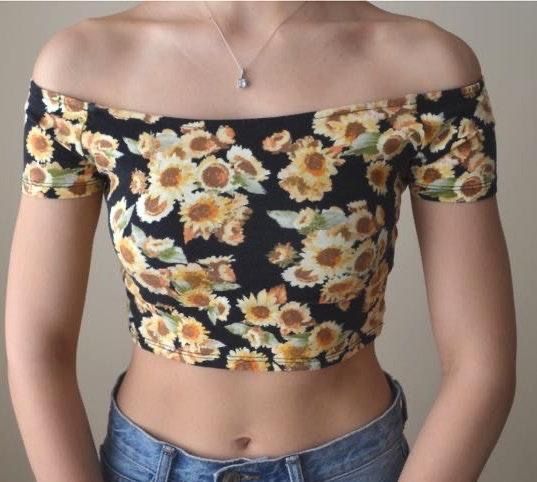 daisy crop top forever 21