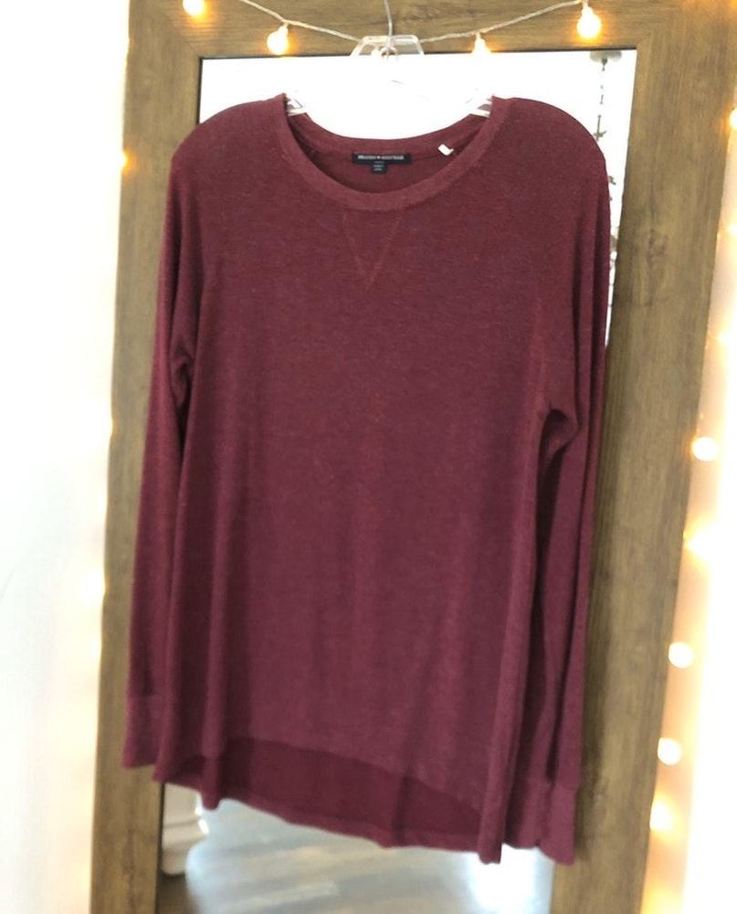 brandy melville red long sleeve