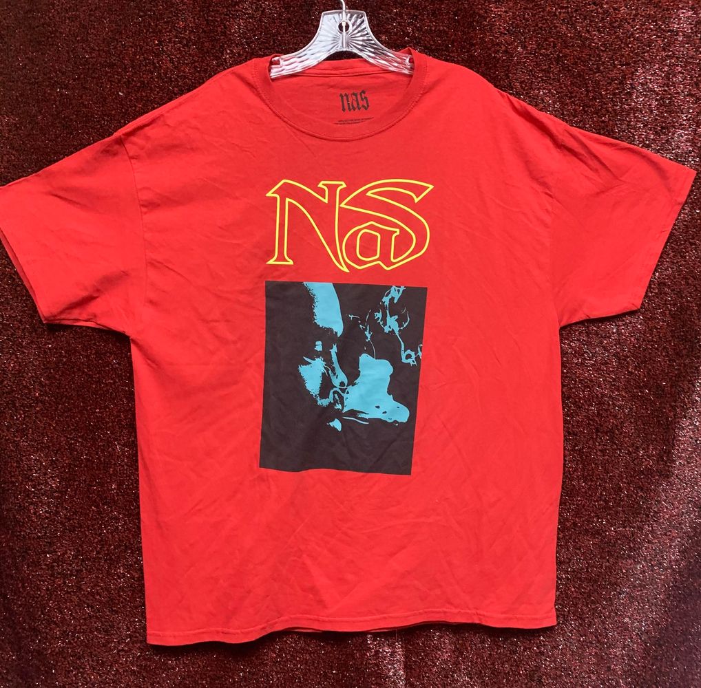 Nas Vtg Style Rap T Shirt Size Xl Curtsy