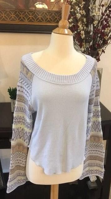 free people fairground thermal top