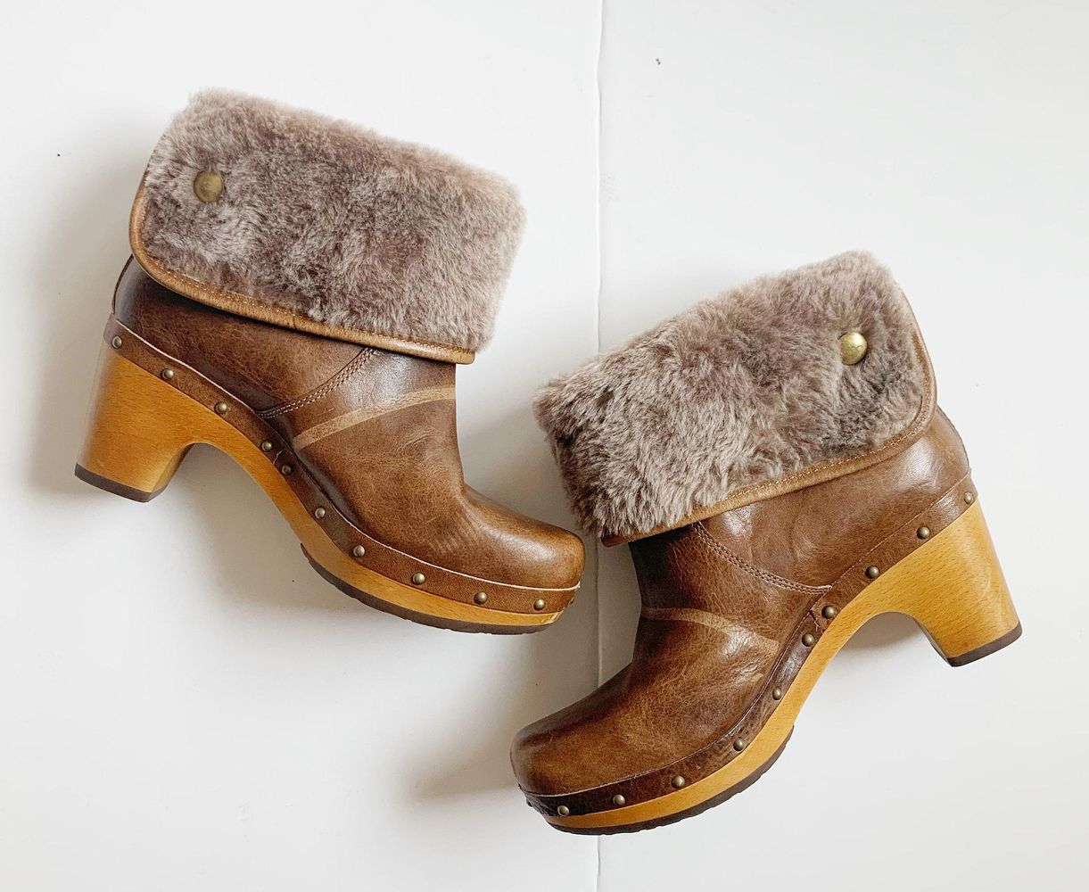 ugg clog booties