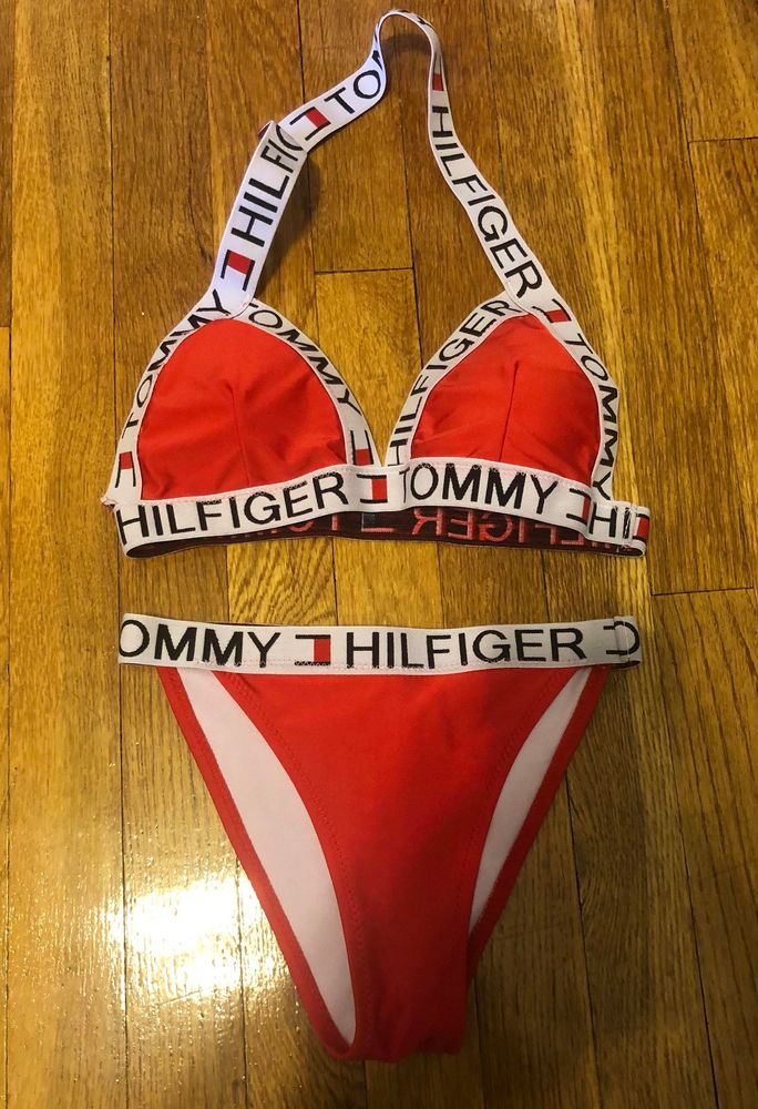 tommy hilfiger red bikini