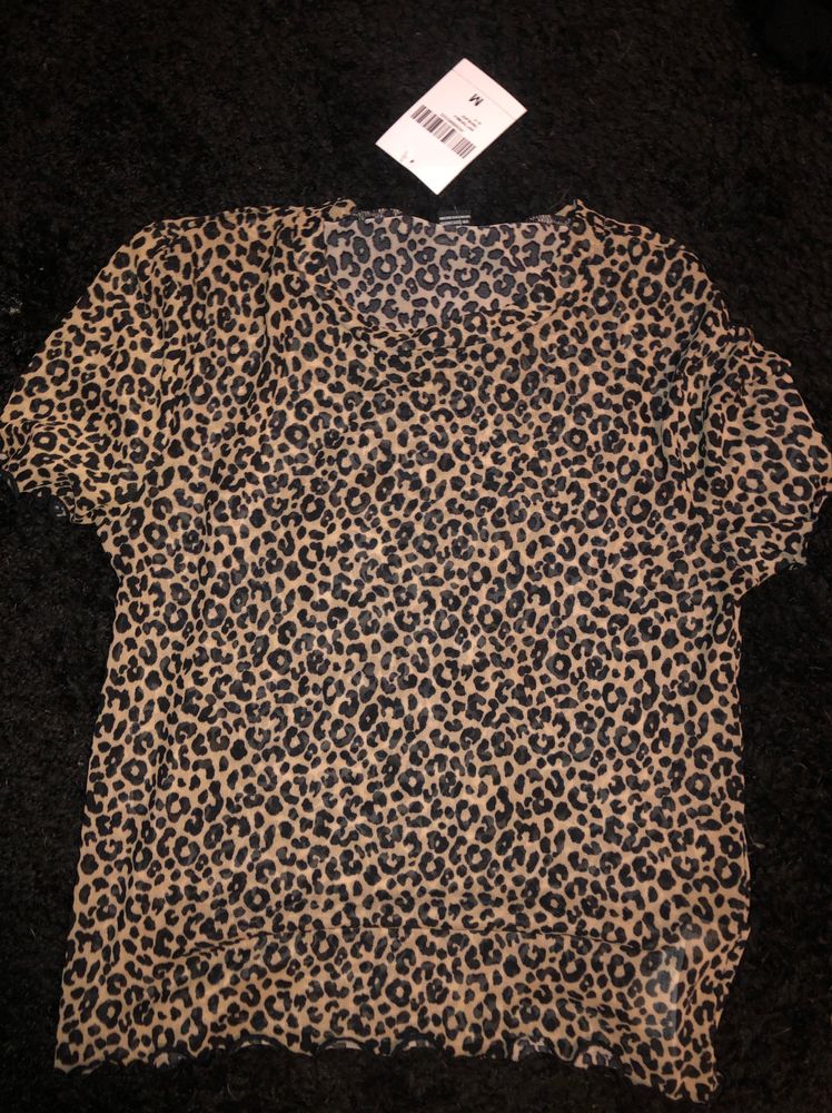 forever 21 leopard tops