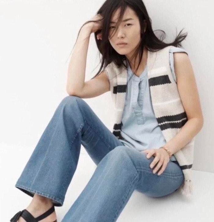 madewell sweater vest