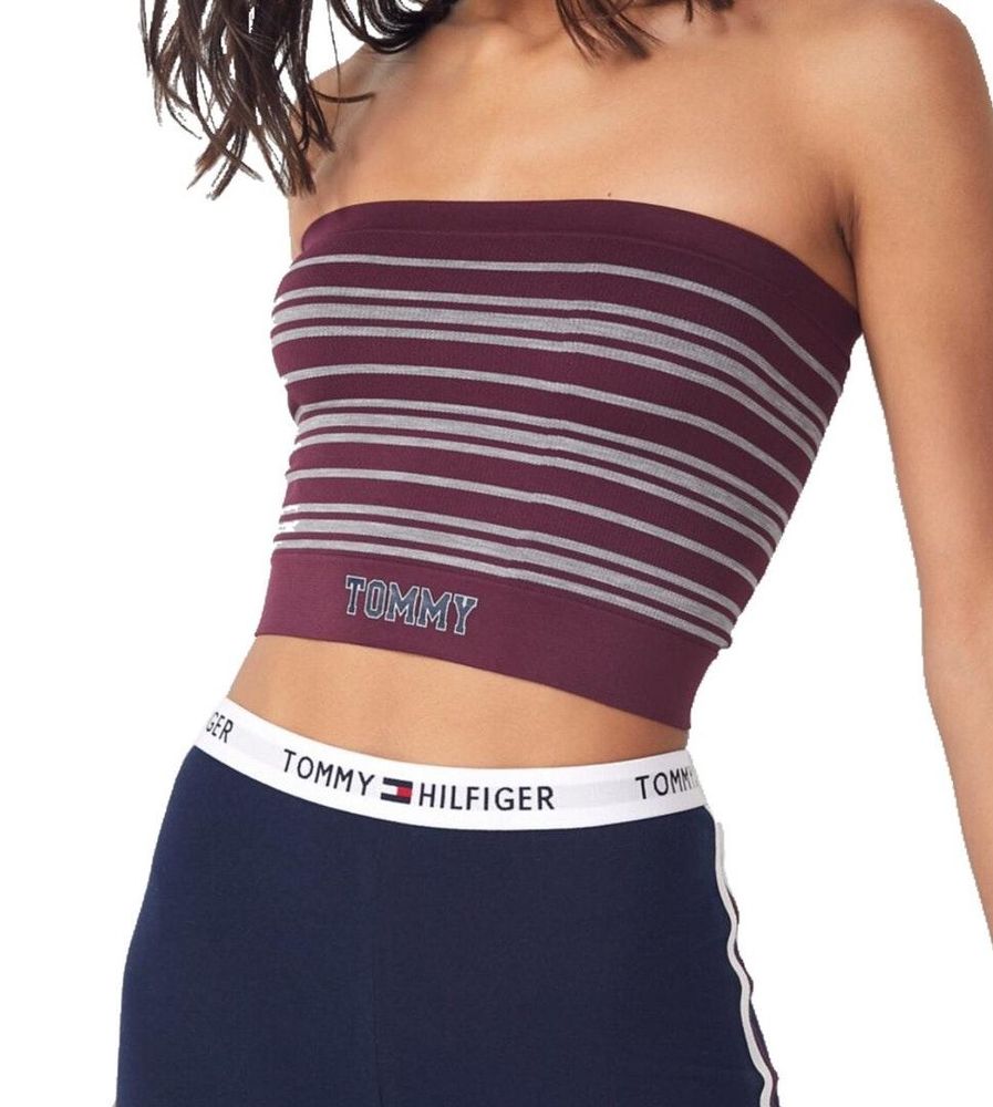 tommy hilfiger strapless top