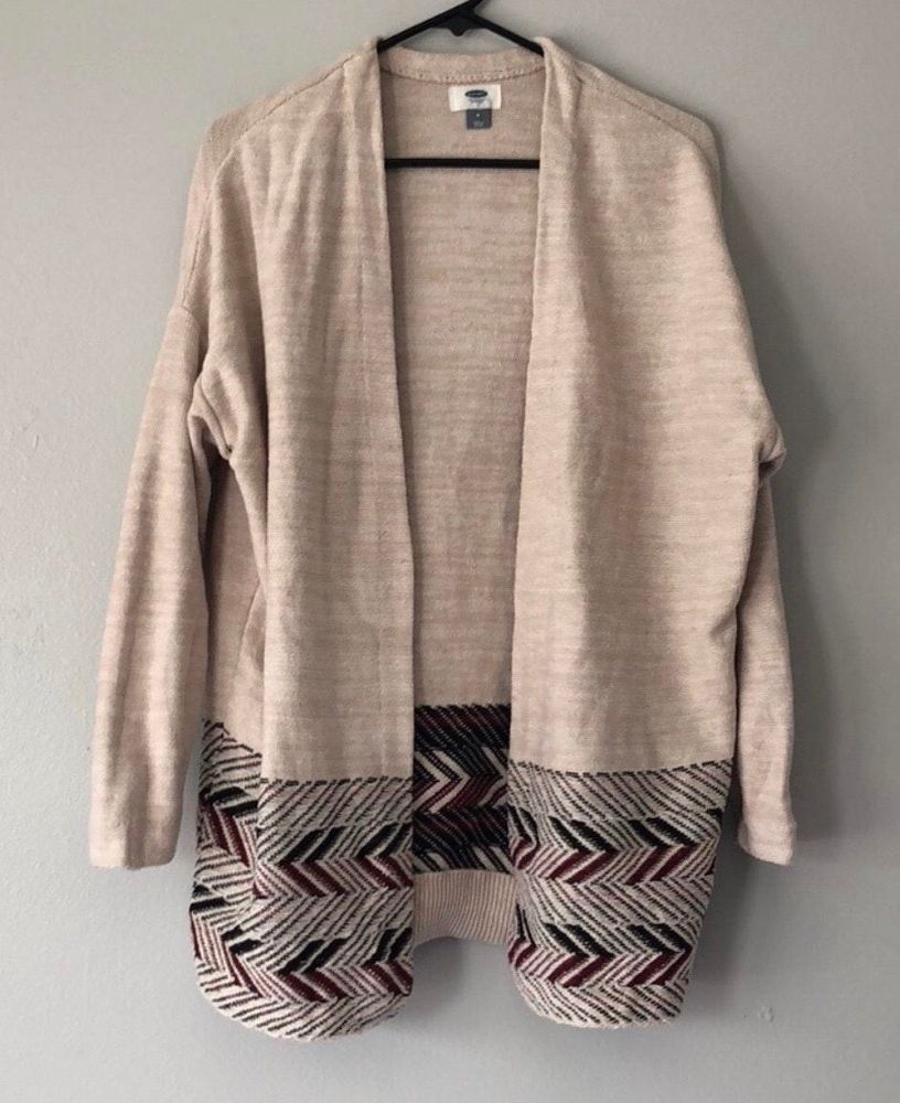 cream open front cardigan