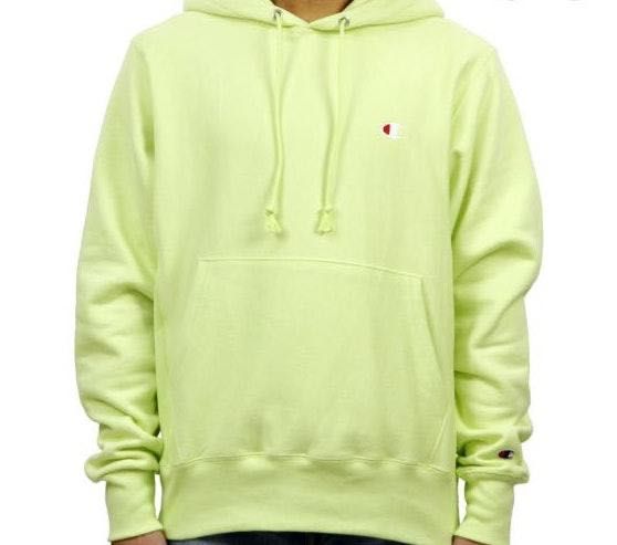 neon champion hoodie