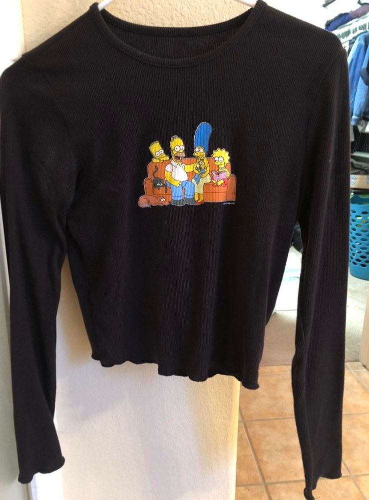 simpsons crop top forever 21