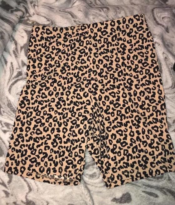 cheetah biker shorts forever 21