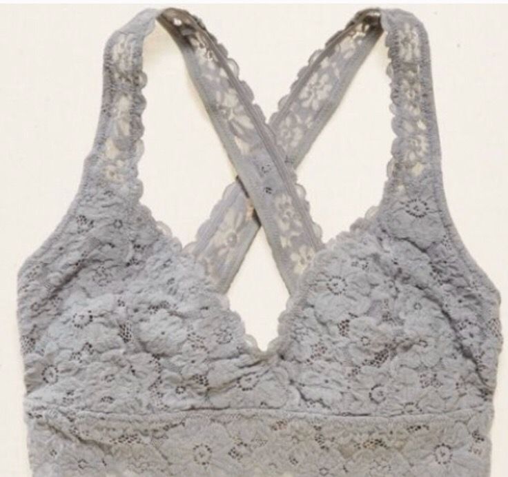 gray bralette