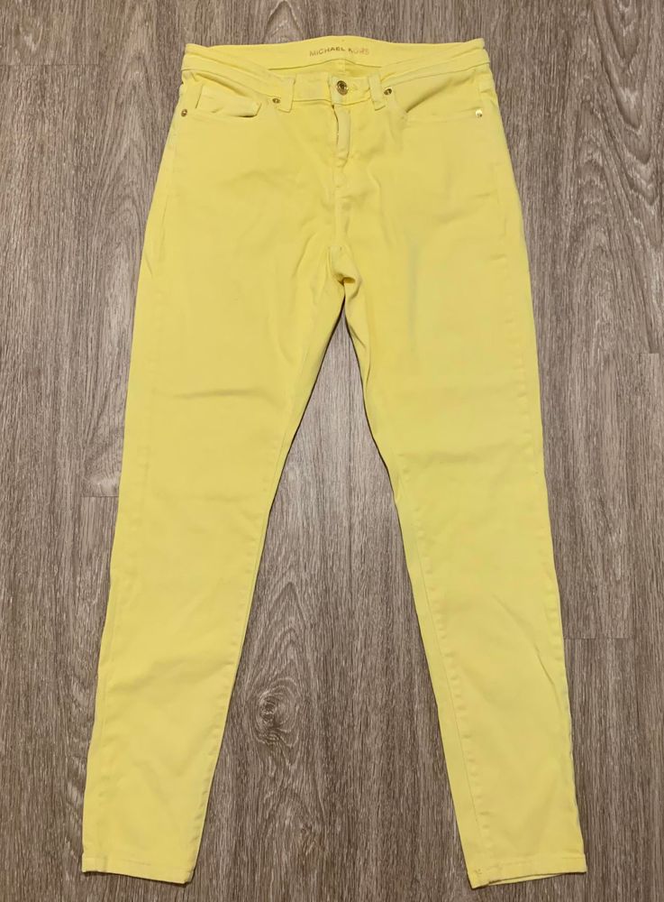 michael kors yellow jeans