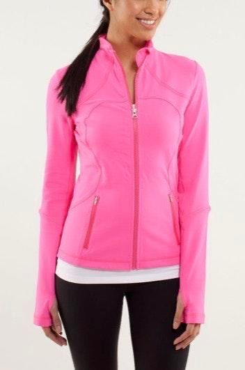 lululemon pink zip up