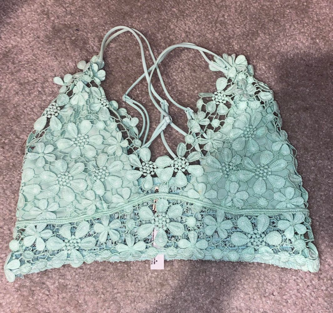 lace flower bralette