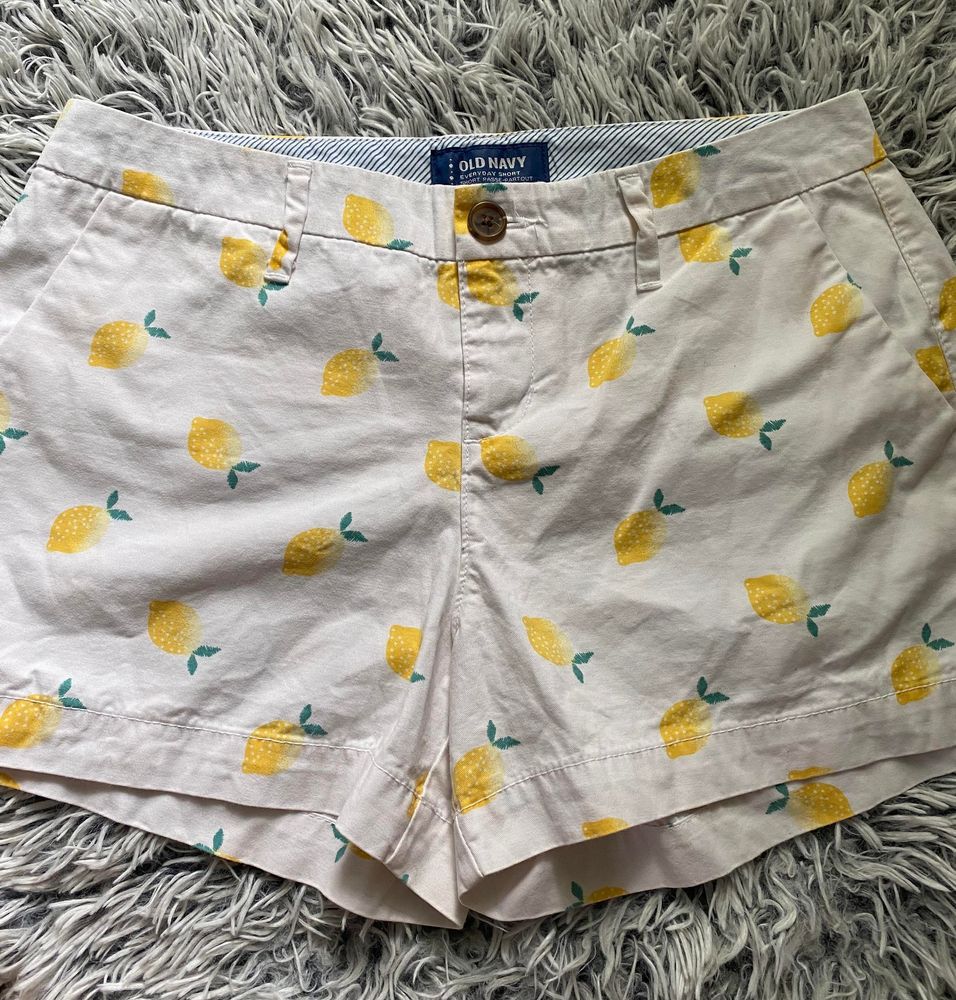 old navy lemon shorts