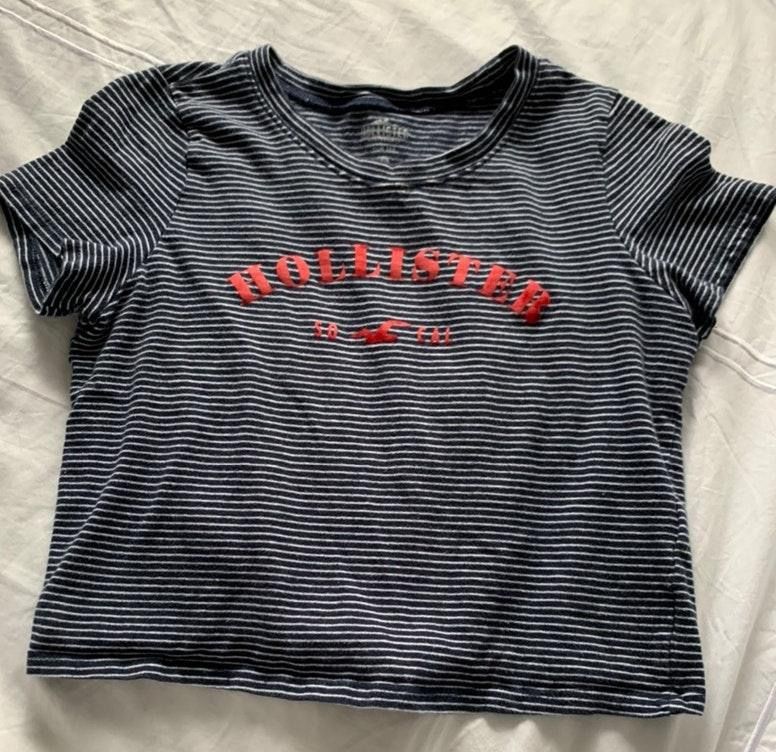 hollister striped top