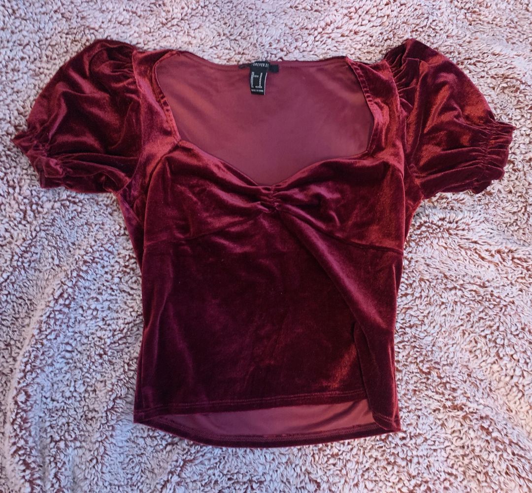 maroon top forever 21
