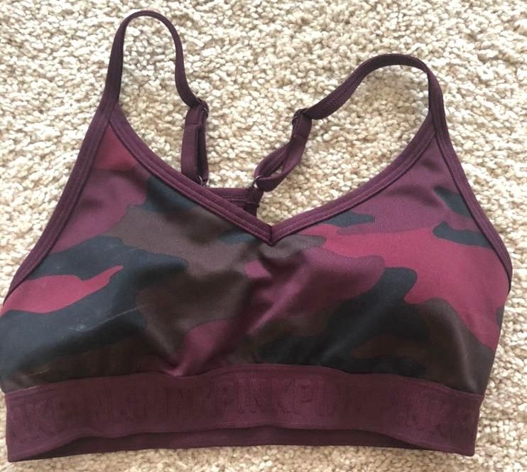 victoria secret camo sports bra