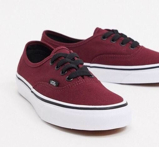 maroon shoes vans