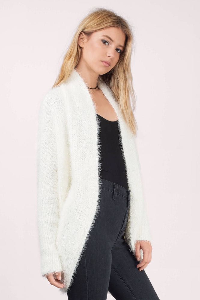 ivory cardigan sweater