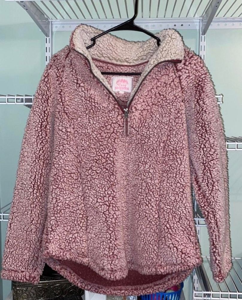cozy sherpa pullover