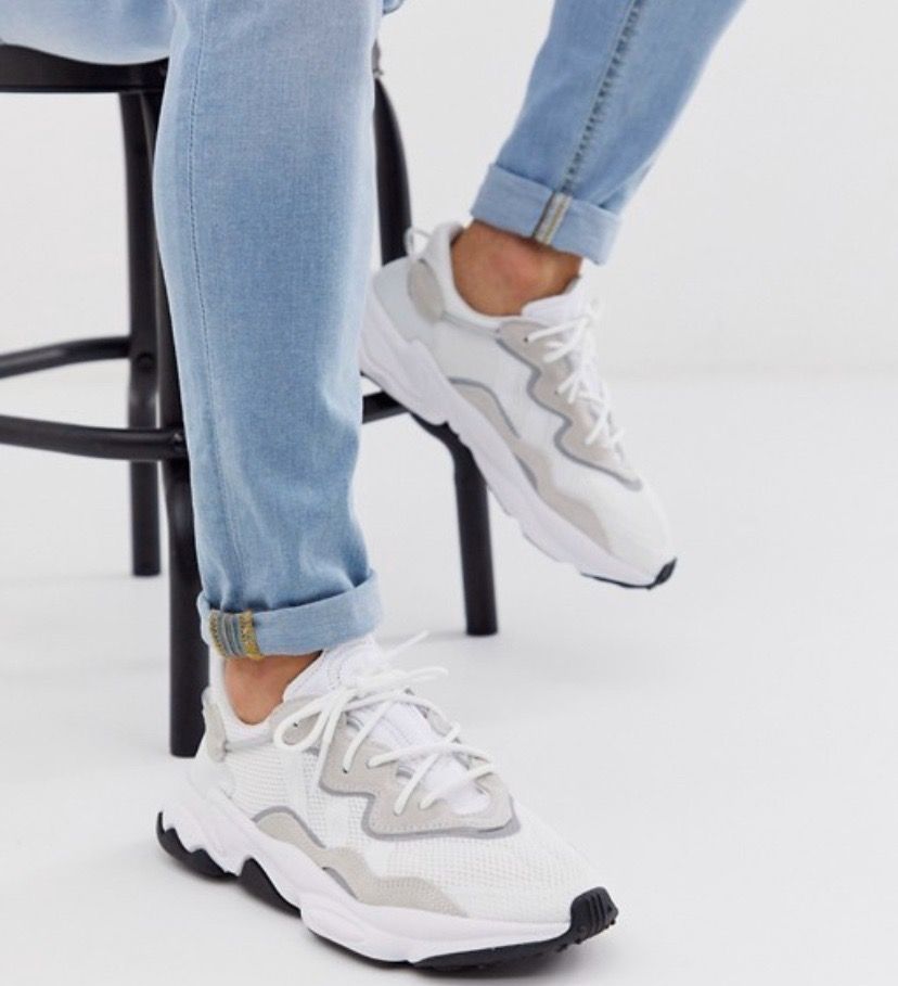 triple white ozweego