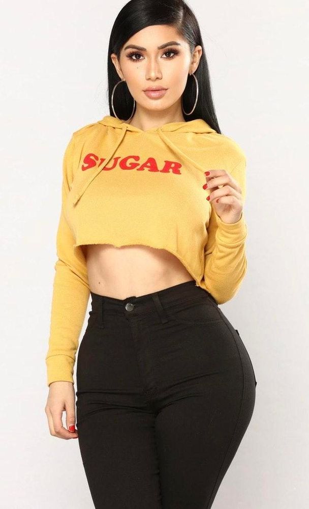 fashion nova cropped hoodie