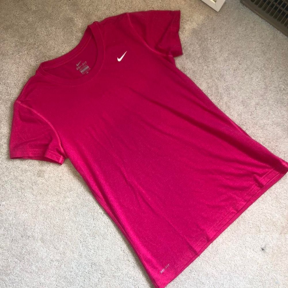 hot pink dri fit shirt