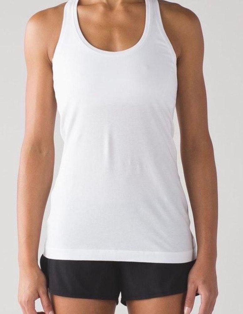 white lululemon tank top