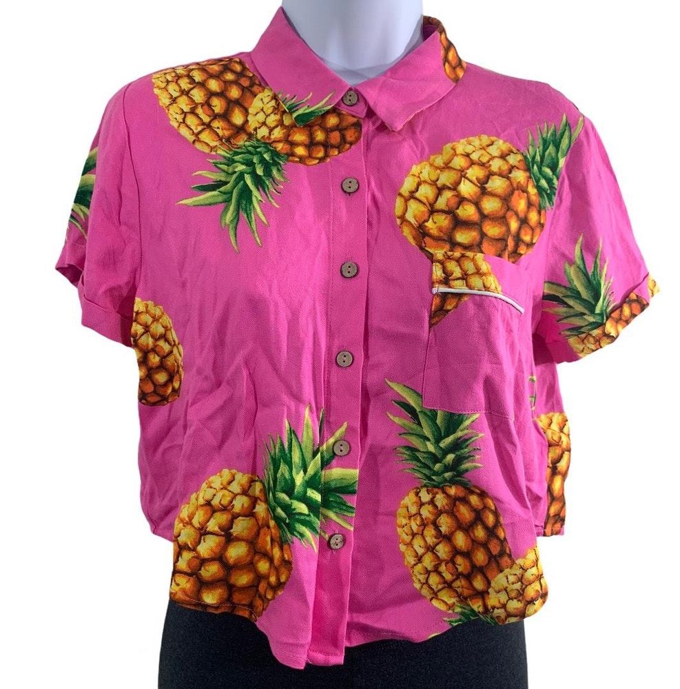 pineapple crop top forever 21