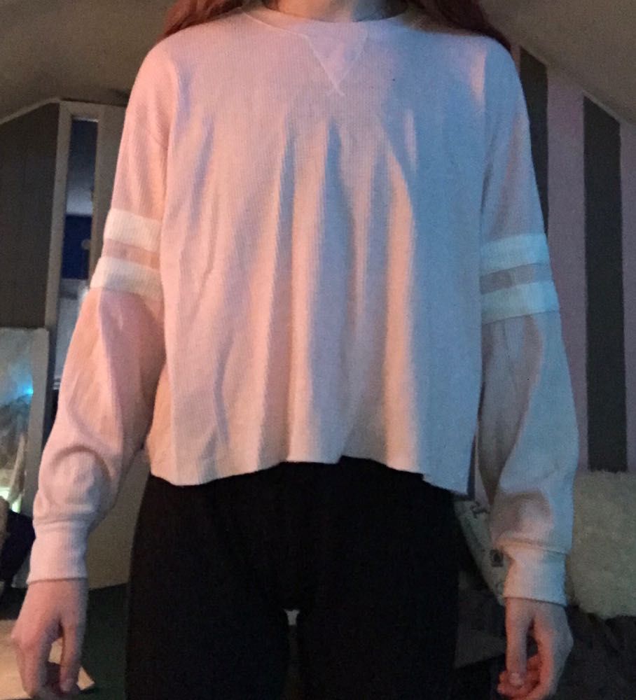 hollister pink long sleeve