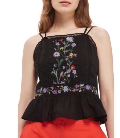 peplum top topshop