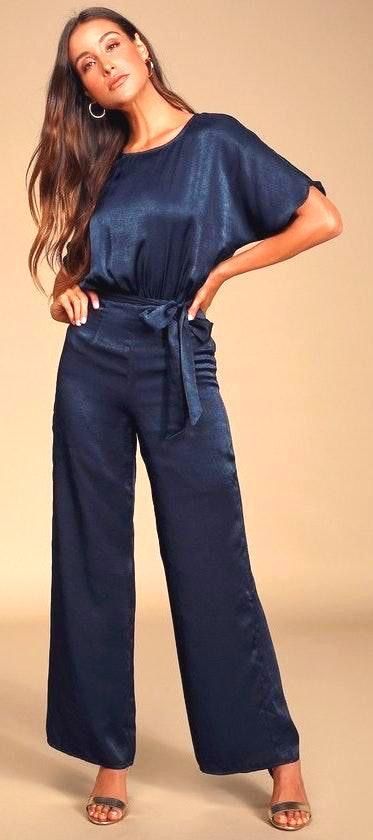 next navy blue jumpsuit