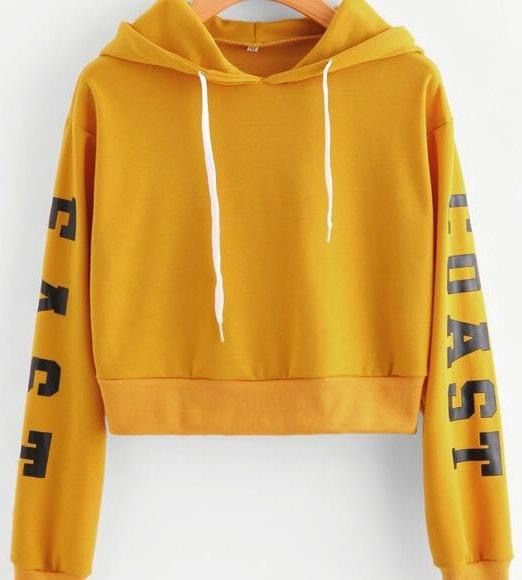 romwe crop hoodie