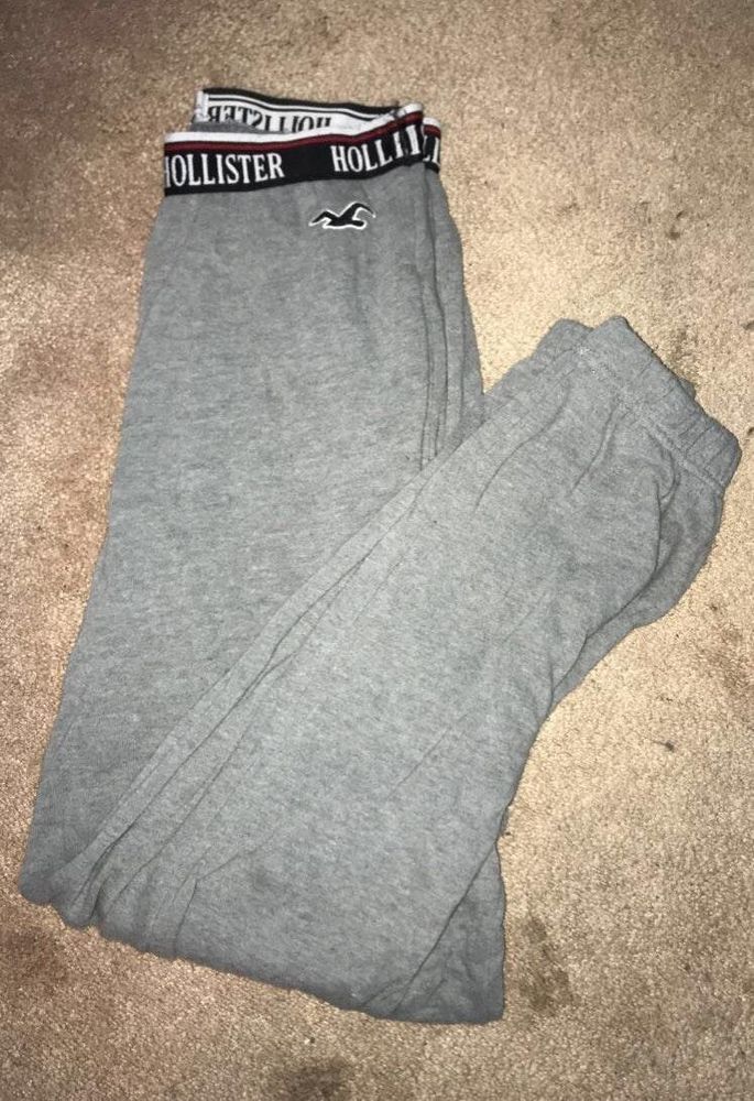 hollister grey sweatpants