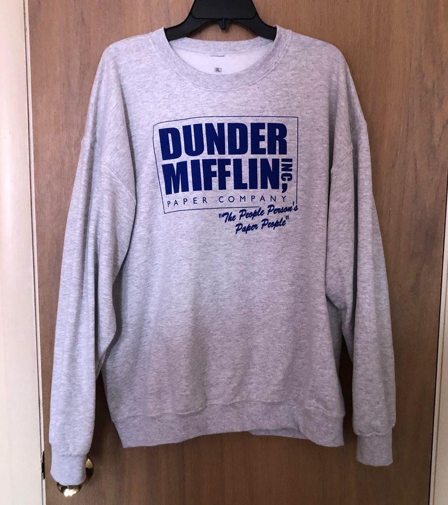 pink dunder mifflin sweatshirt