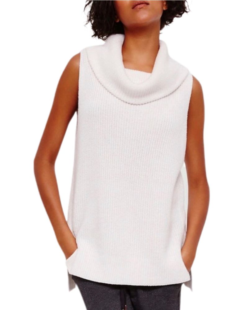 sleeveless cowl neck