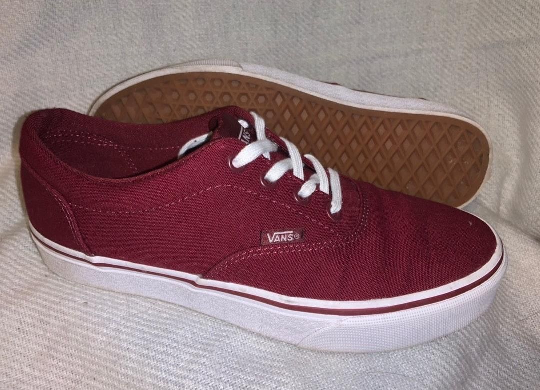 vans burgundy vans burgundy