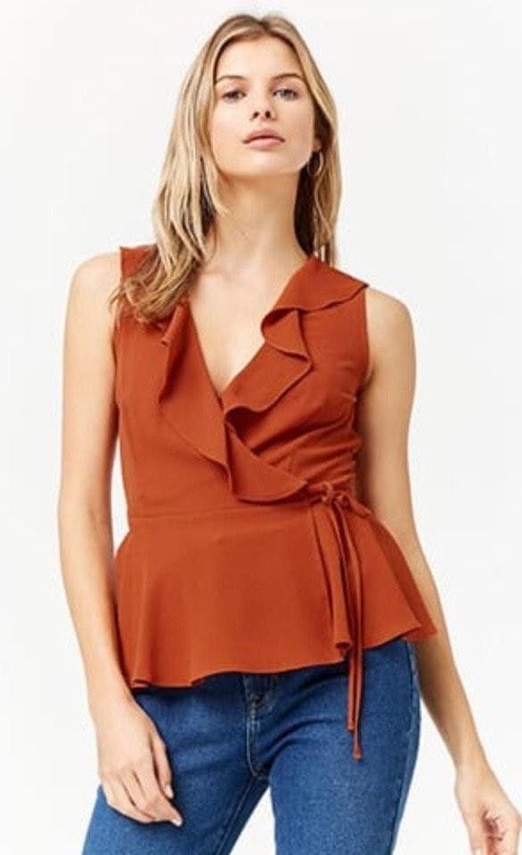 forever 21 wrap top