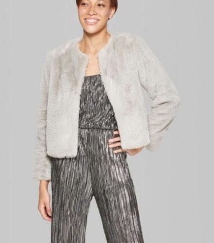 wild fable faux fur jacket