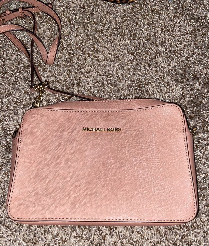 mauve michael kors purse