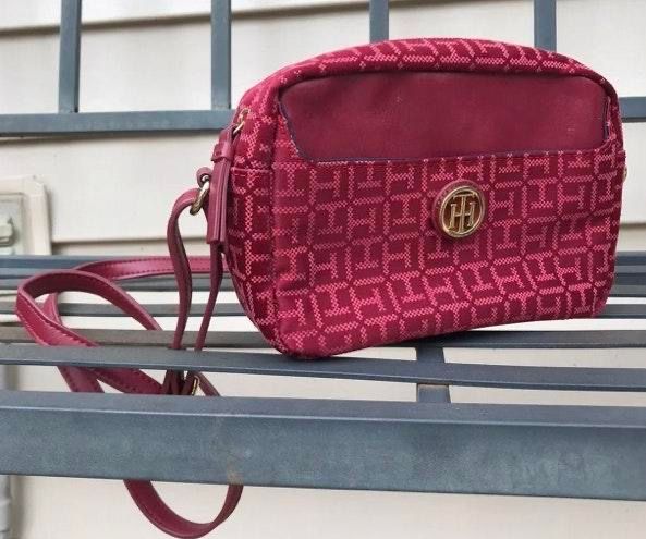 tommy hilfiger red purse