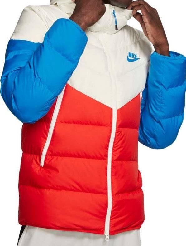 red nike winter jacket