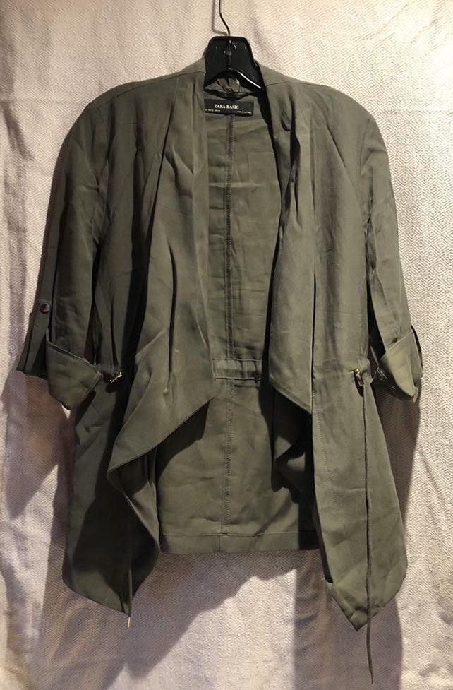 zara olive jacket