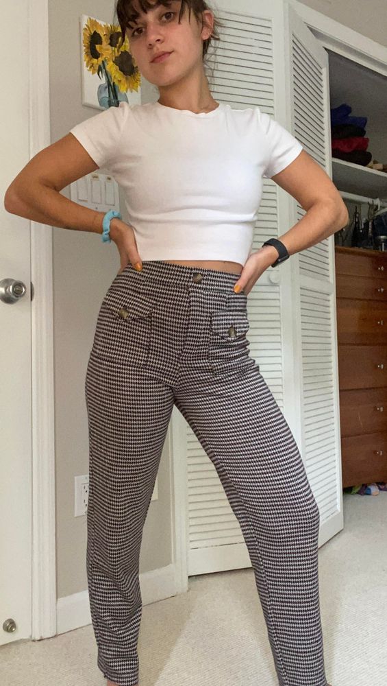 american eagle plaid pants