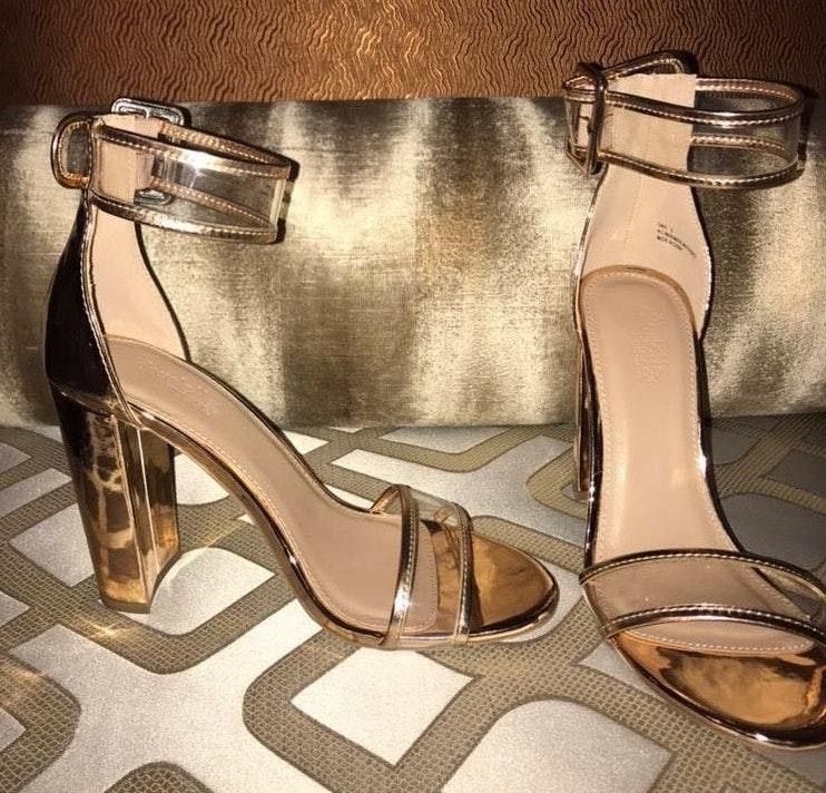 rose gold heels charlotte russe